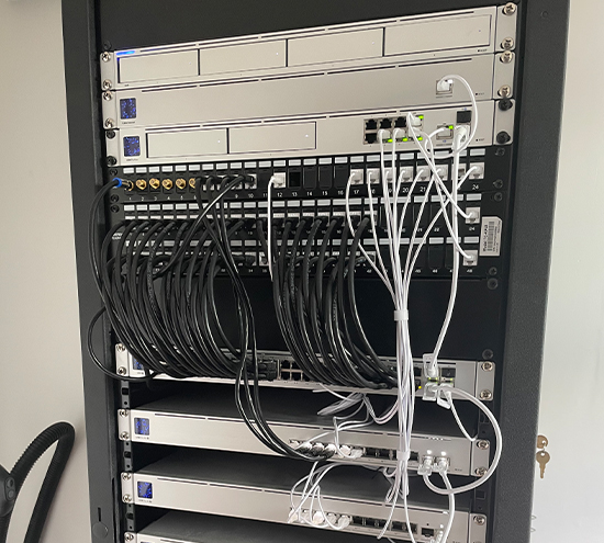 Structured Cabling 5 Nicks Rack - Security Camera Santa Cruz
